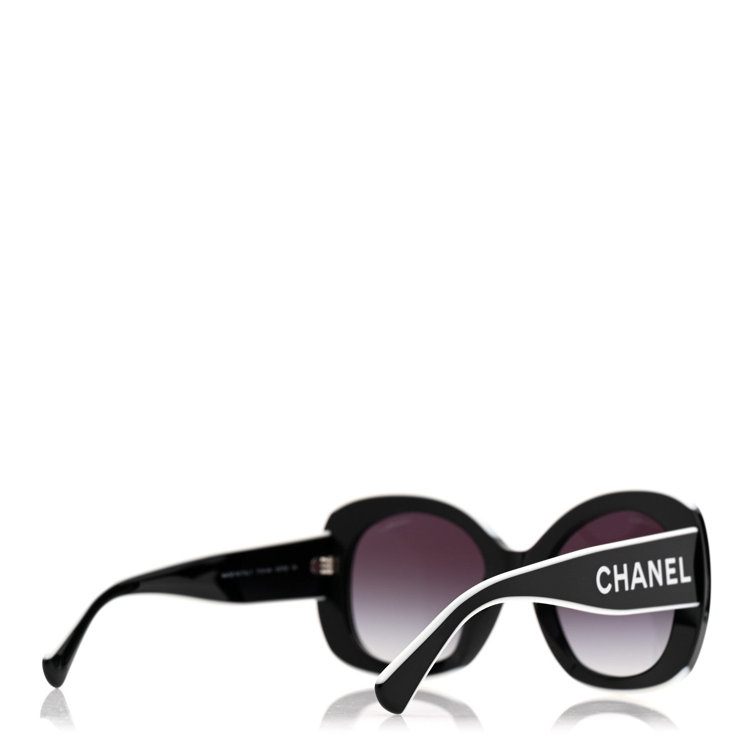 Chanel Acetate Sunglasses 71414A Black 3 of 8