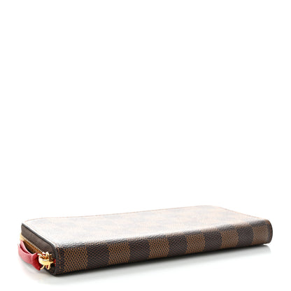 Louis Vuitton Damier Ebene Clemence Wallet Cherry 4 of 7