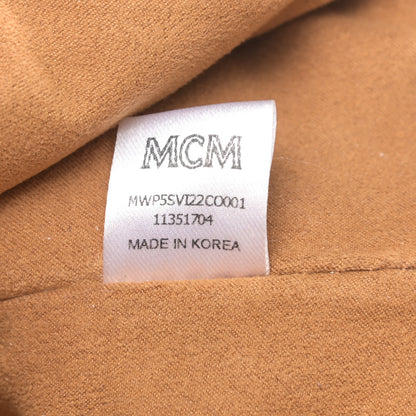 MCM Visetos Medium Liz Reversible Shopper Tote Cognac 11 of 16