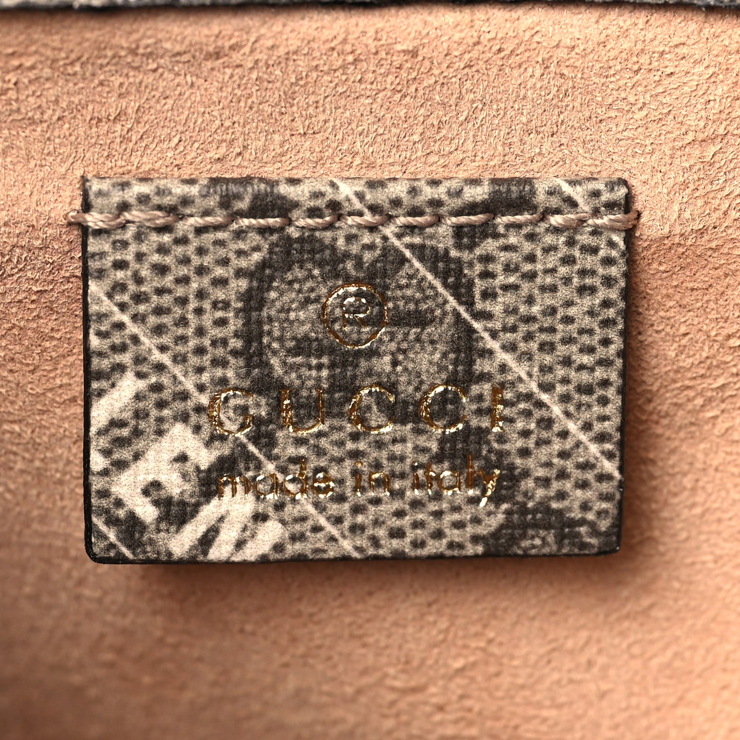 X BALENCIAGA GG Supreme Monogram Web Logo Print Mini Horsebit 1955 Shoulder Bag Beige Ebony