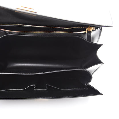 Celine Box Calfskin Medium Classic Box Flap Bag Black 4 of 12