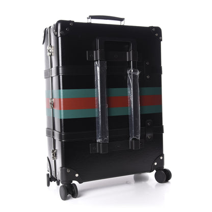 Gucci Calfskin Web Globe-Trotter Carry-On Black 2 of 9