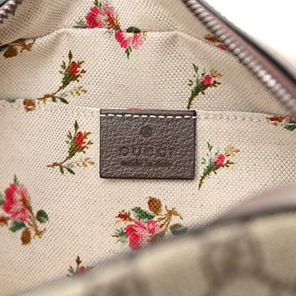 Gucci GG Supreme Monogram Web Neo Vintage Shoulder Bag Beige New Acero Crop 6 of 9