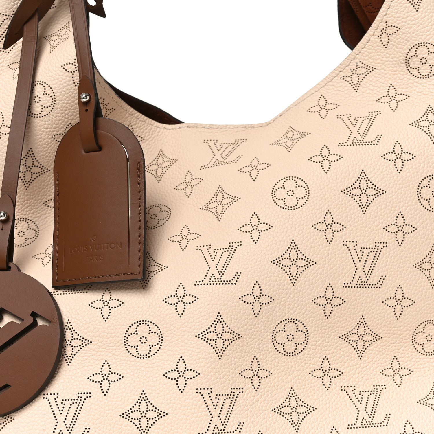 Louis Vuitton Mahina Carmel Hobo Creme 7 of 9