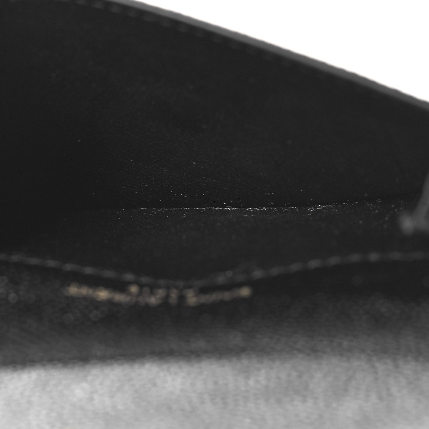 Grain De Poudre Uptown Monogram Card Case Black