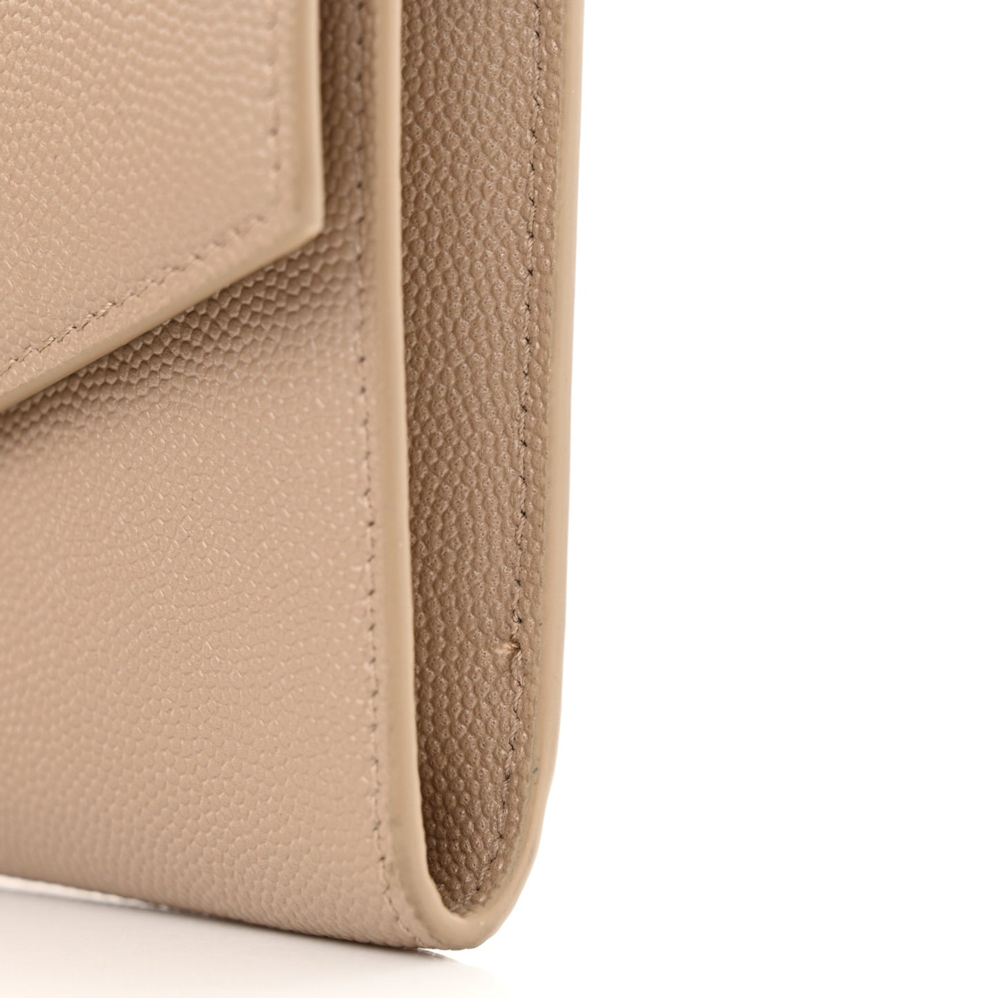 Grain De Poudre Monogram Uptown Chain Wallet Dark Beige