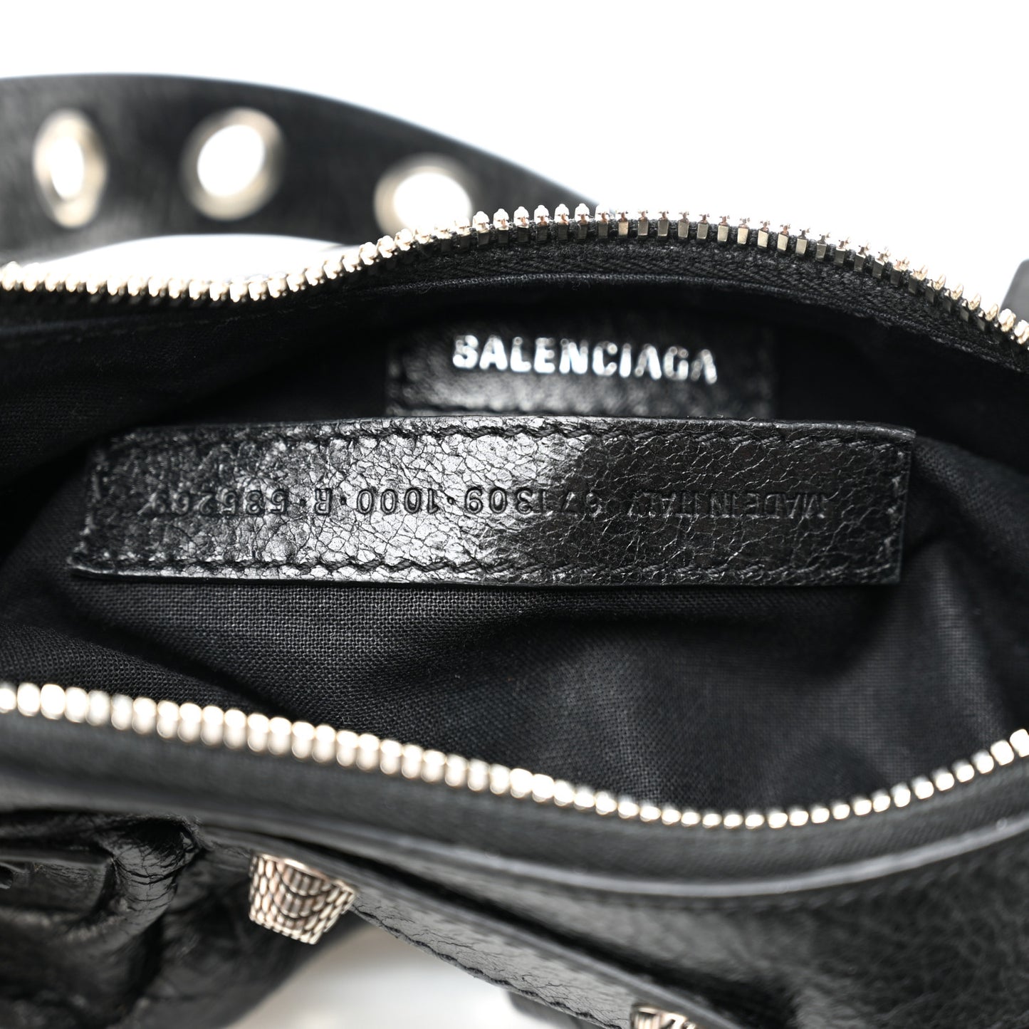 Agneau Arena Le Cagole Shoulder Bag XS Black