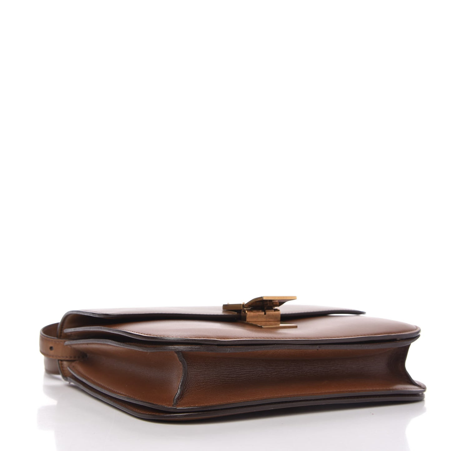 Box Calfskin Medium Classic Box Flap Bag Camel