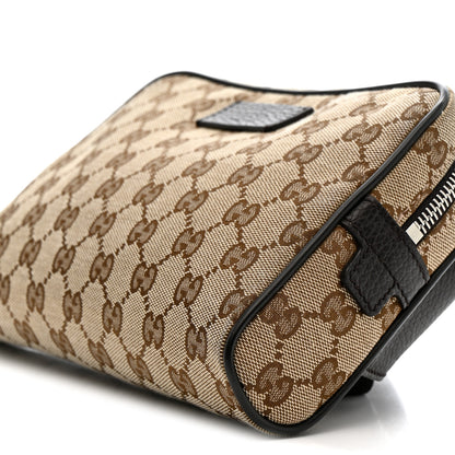 Gucci Monogram Dollar Calfskin Belt Bag Beige Ebony Testa di Moro Marrone Scuro 11 of 11