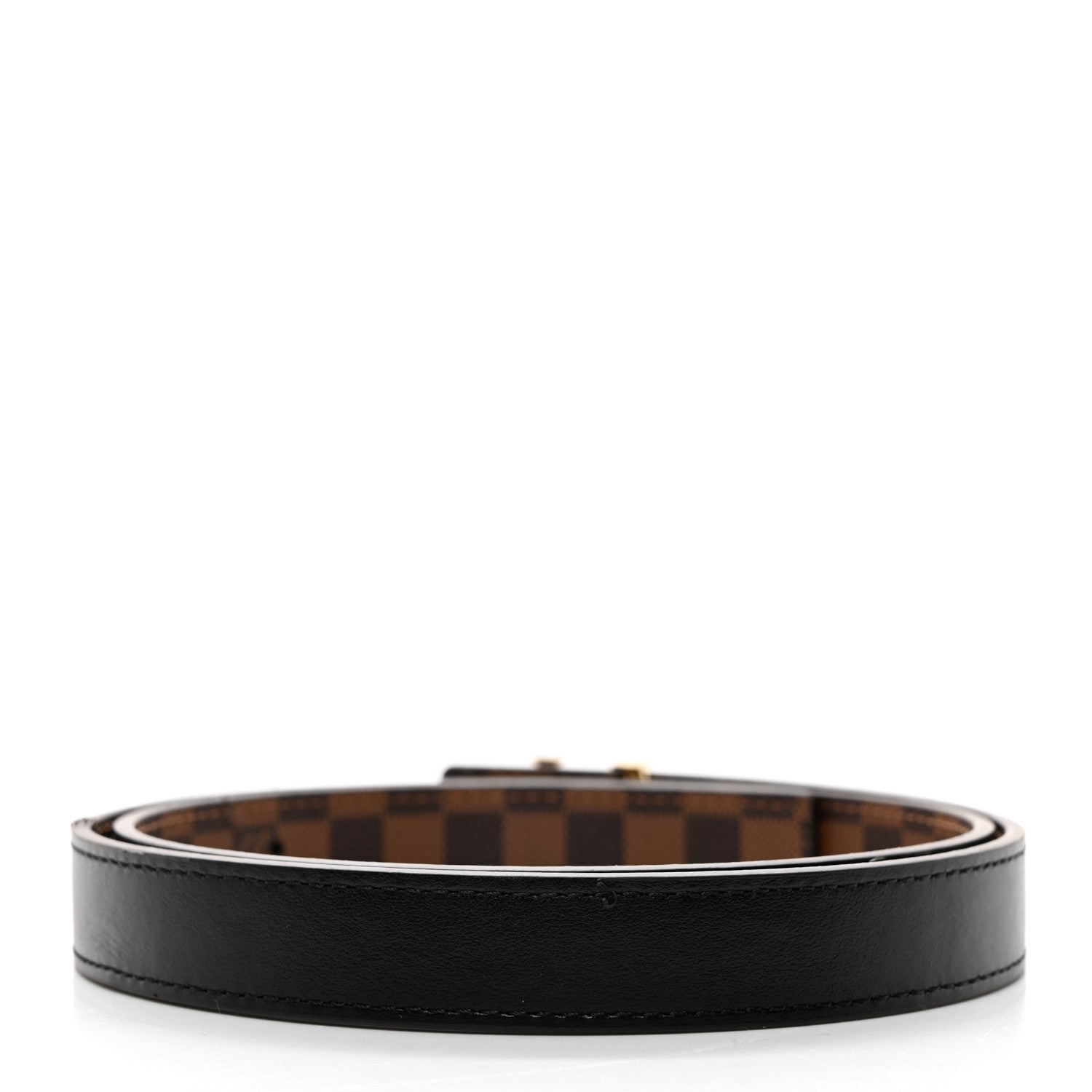 Louis Vuitton Mini Damier Ebene 25mm LV Initiales Belt 75 30 3 of 8