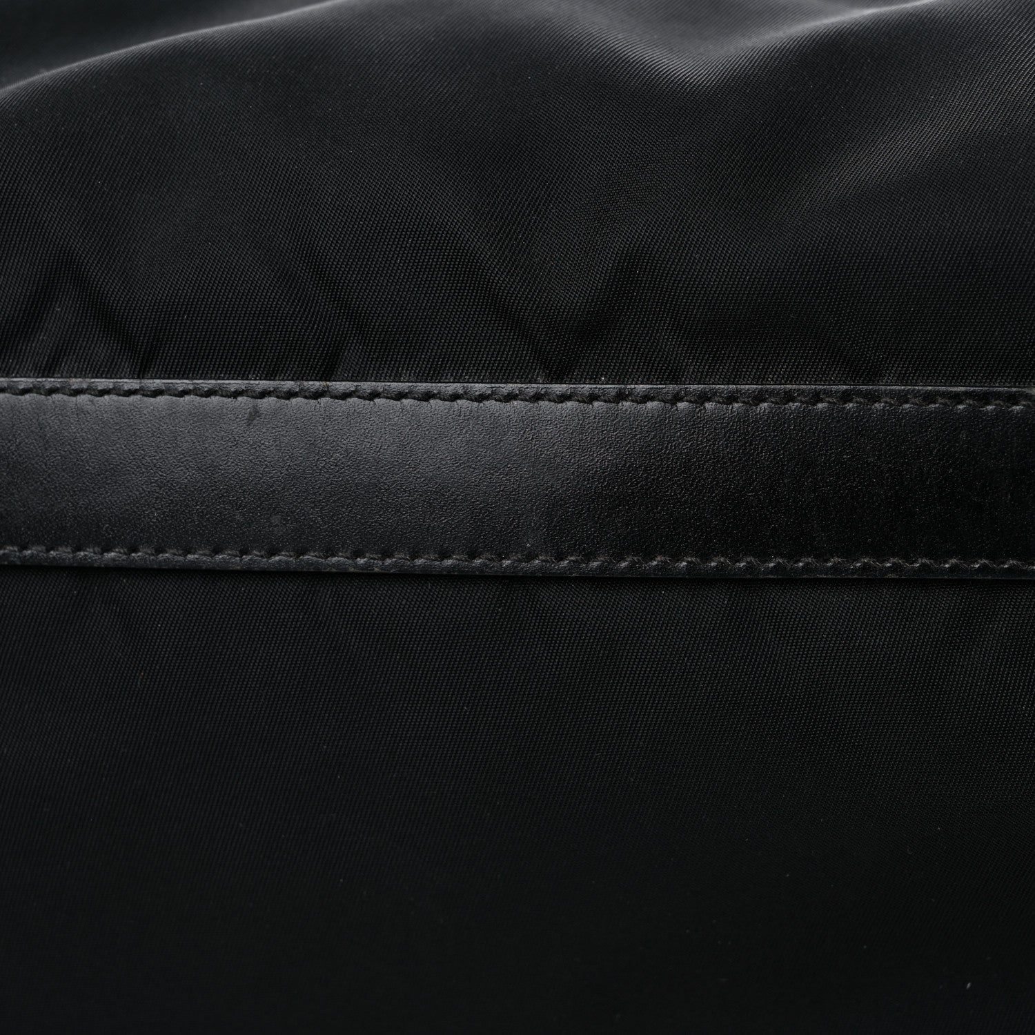 Prada Tessuto Nylon Saffiano Small Vela Messenger Black 12 of 16