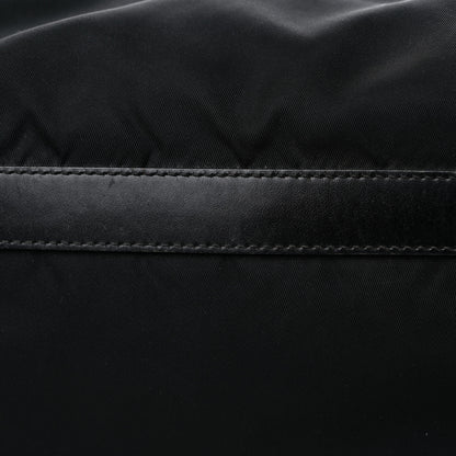 Prada Tessuto Nylon Saffiano Small Vela Messenger Black 12 of 16
