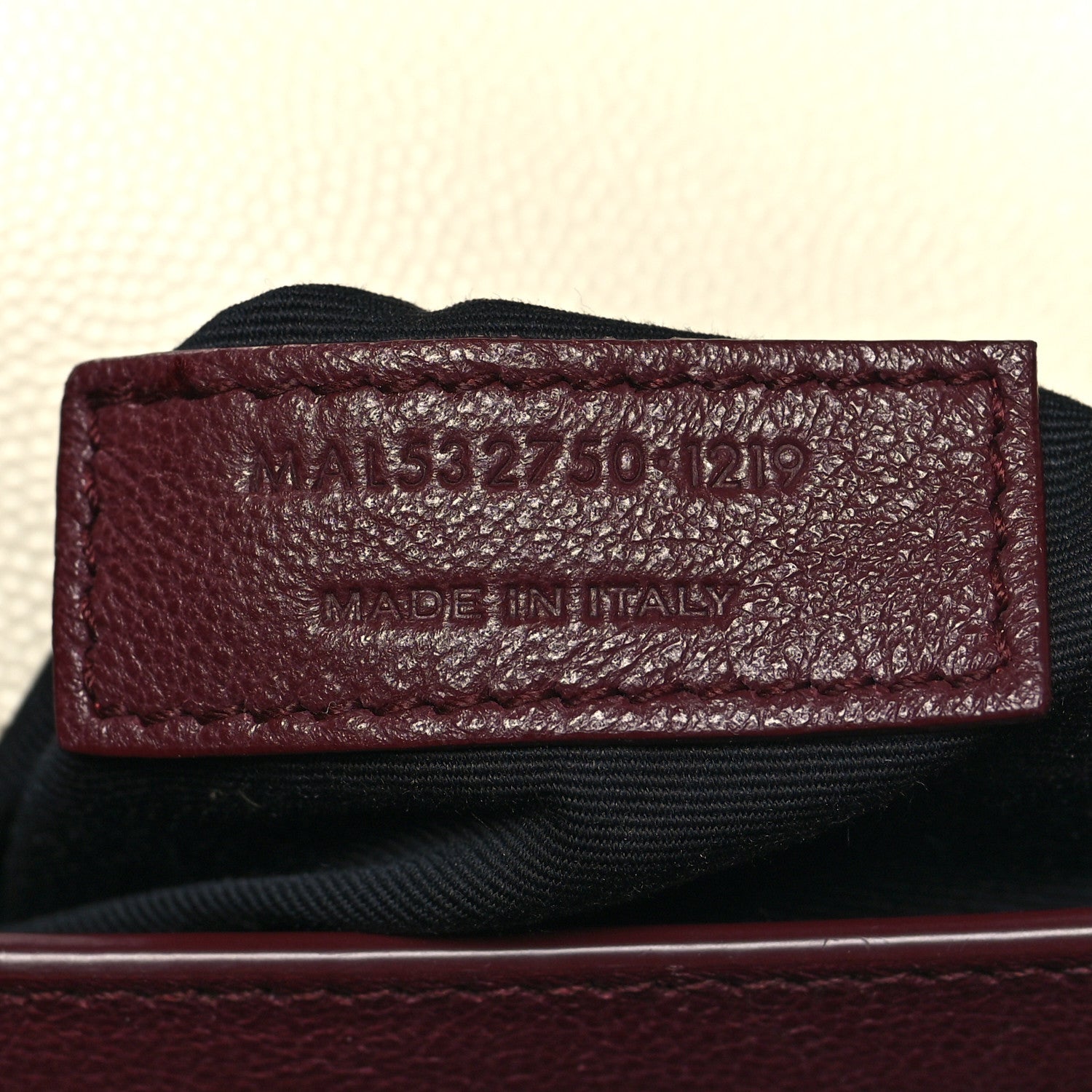 Saint Laurent Grain De Poudre Monogram Cassandra Clasp Bag Crema Soft 8 of 11