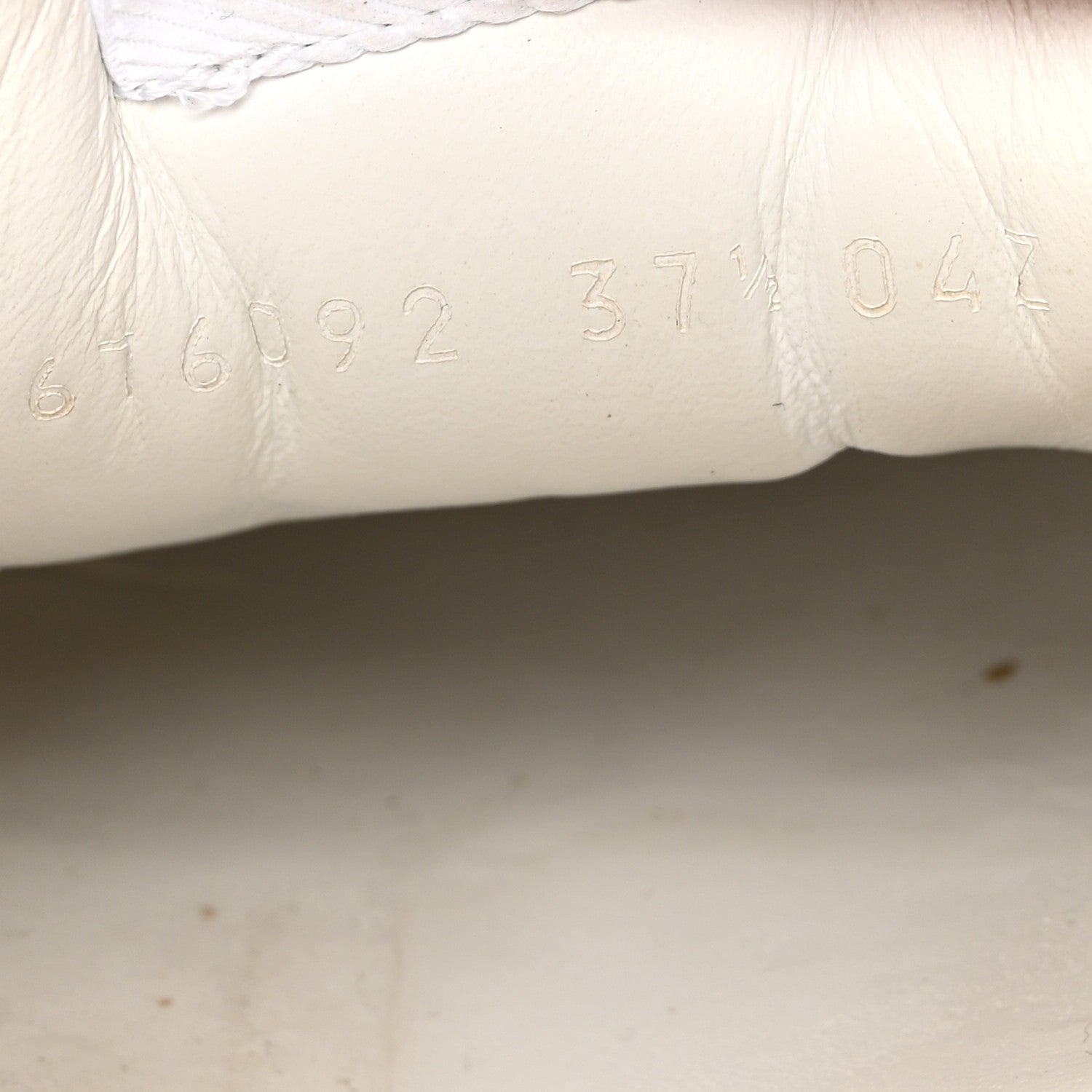 Gucci Calfskin GG Monogram Womens Platform 55mm Sneakers  37.5 Hezelnut Beige Ebony Mystic White 7 of 11