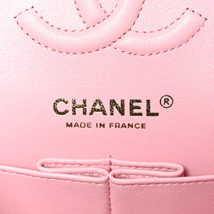 Chanel Caviar Chevron Quilted Small Double Flap Pink 6 of 11