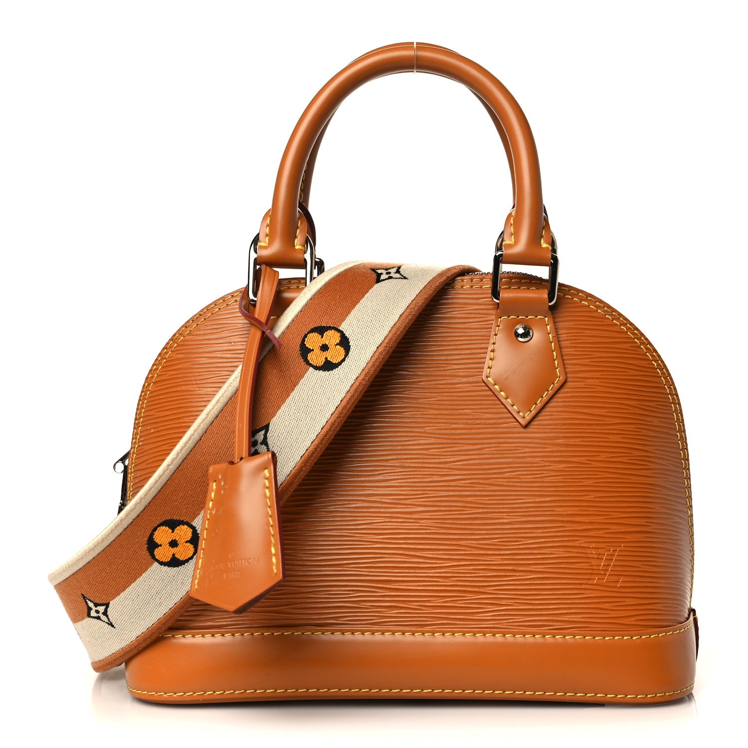 Louis Vuitton Epi Jacquard Alma BB Honey Gold 1 of 10