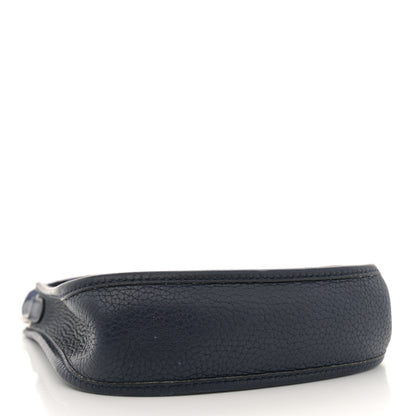 Hermes Taurillon Clemence Amazone Evelyne TPM Bleu Nuit Bleu Indigo 4 of 16