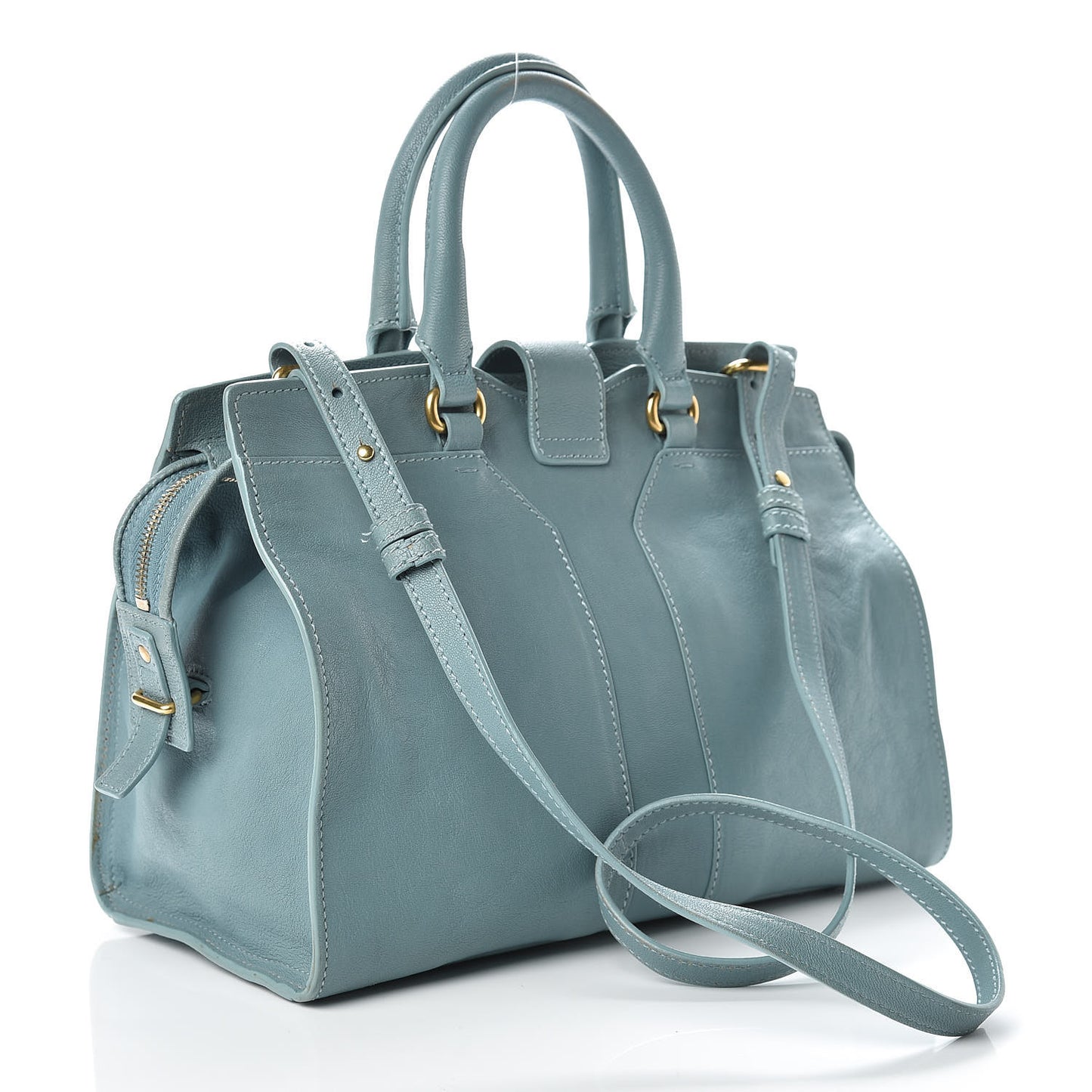 Sheepskin Small Cabas ChYc Blue Glacier