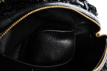 Louis Vuitton Damier Alligator Sequin Virtuose Carrousel Black 8 of 8