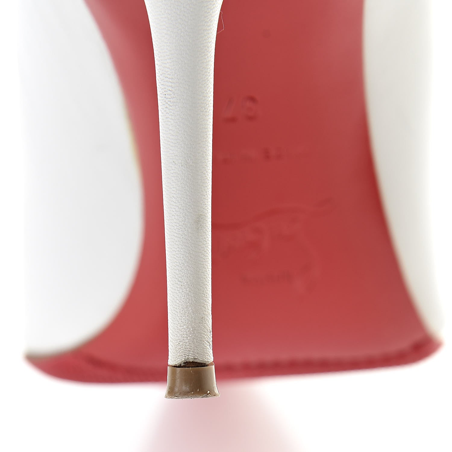 Christian Louboutin Kid Decollete 554 85 Pumps 37 White 16 of 23