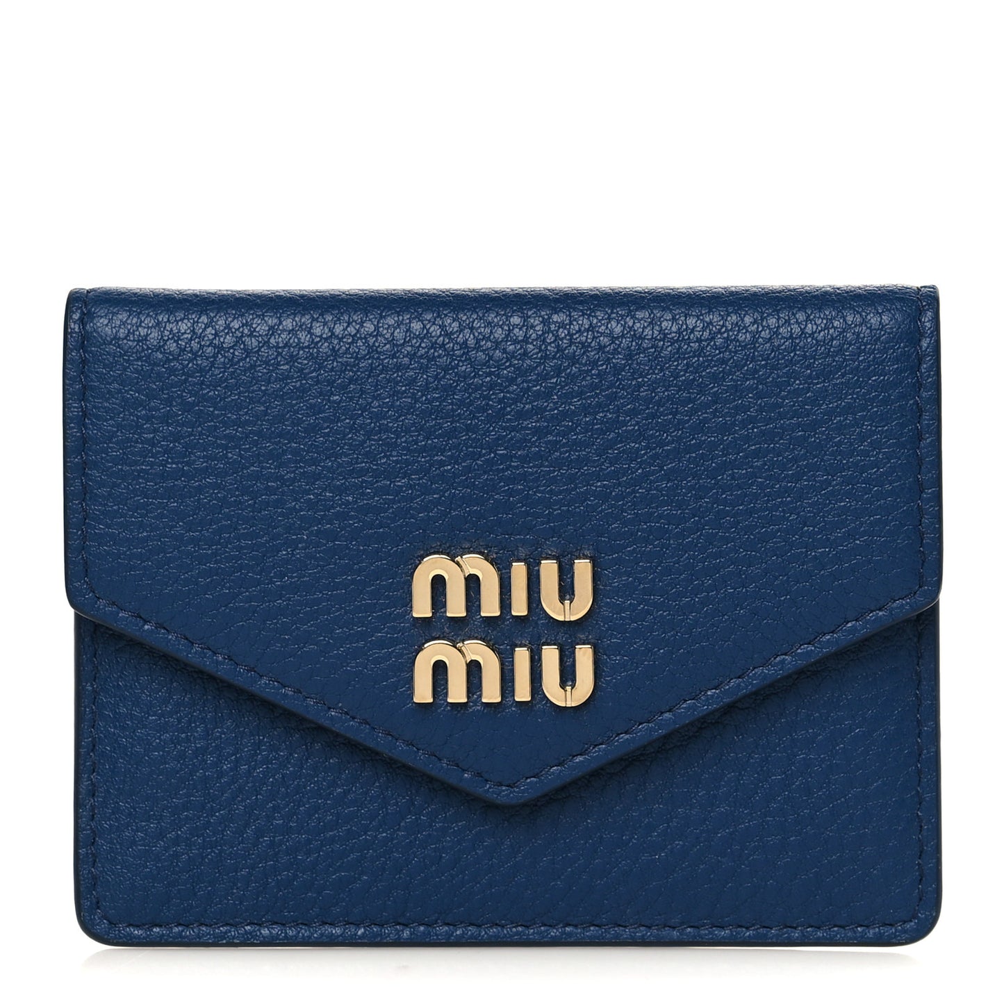 Goatskin Card Holder Bluette