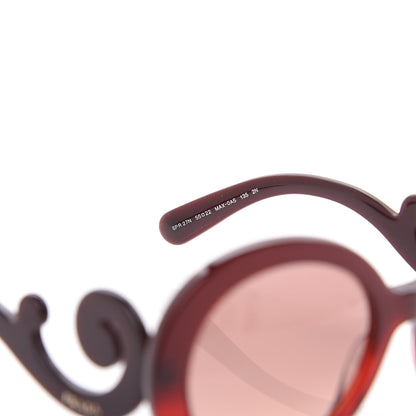 Prada Baroque Sunglasses SPR27N Red 5 of 7