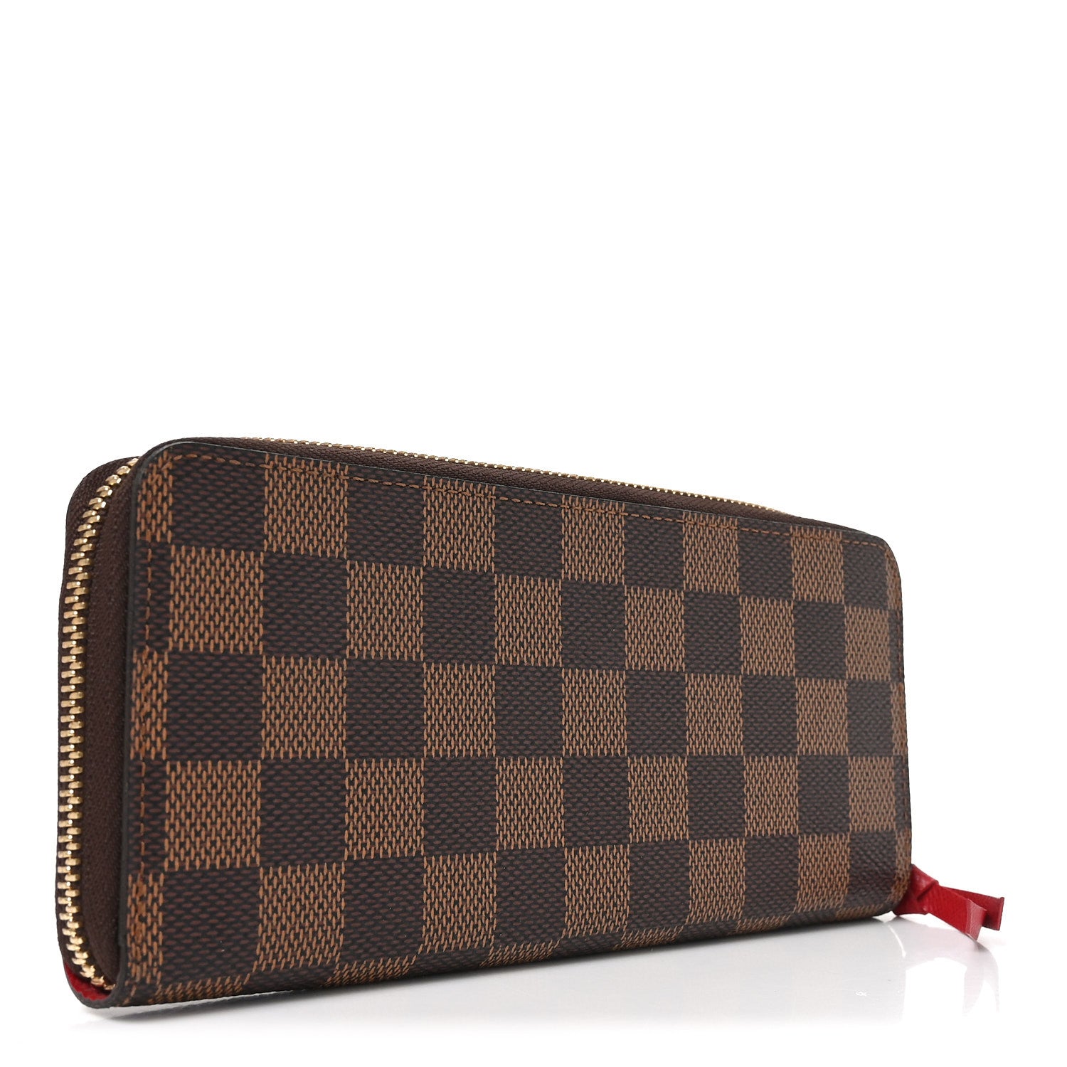 Louis Vuitton Damier Ebene Clemence Wallet Cherry 1893189