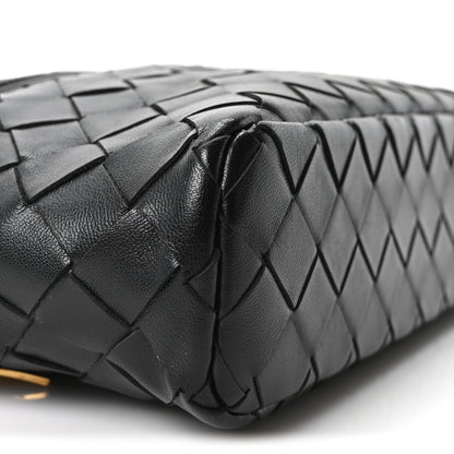 Bottega Veneta Calfskin Intrecciato Bang Bang Vanity Case Black 8 of 9