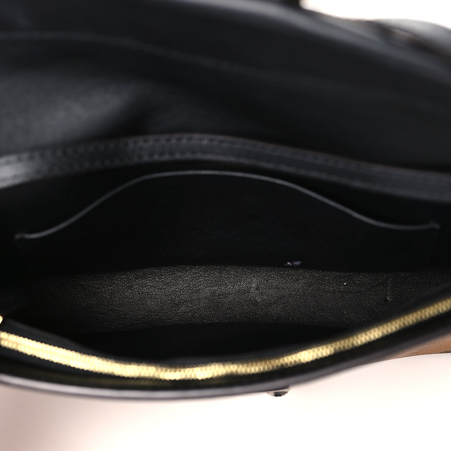 Calfskin Reverse Monogram Column Clutch