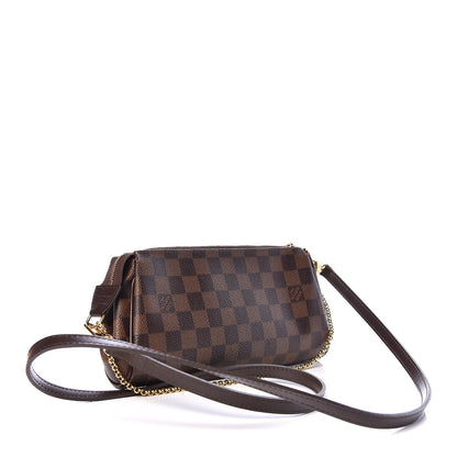 Louis Vuitton Damier Ebene Eva Clutch 3 of 11