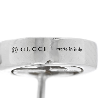 Gucci Sterling Silver Interlocking GG Stud Earrings 4 of 5