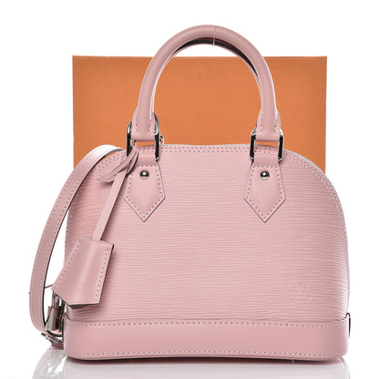Louis Vuitton Epi Alma BB Rose Ballerine 10 of 10