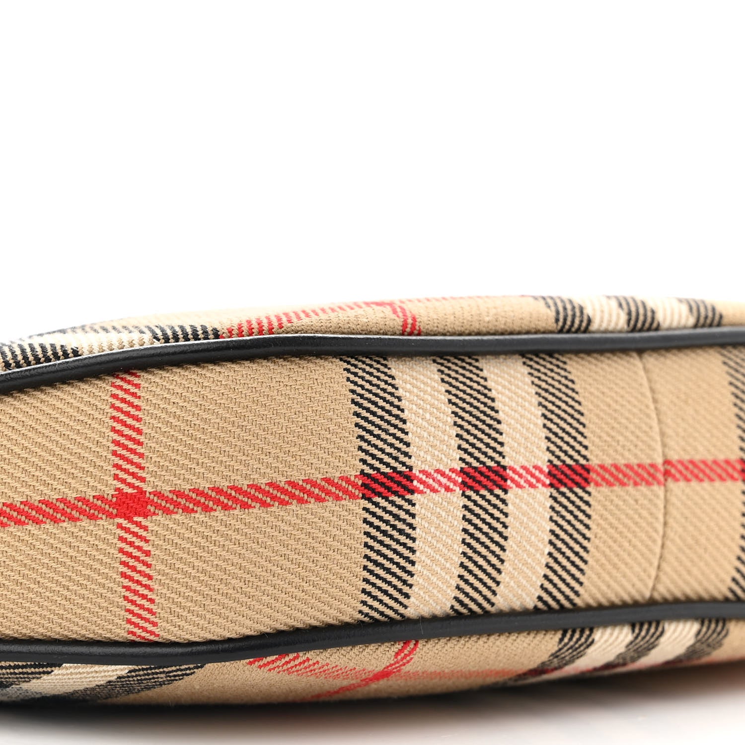 Burberry Vintage Check Calfskin Olympia Pouch Archive Beige 9 of 10