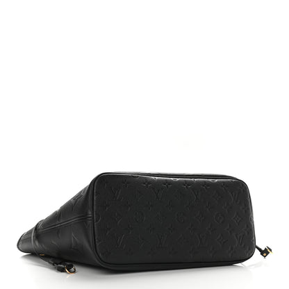 Louis Vuitton Empreinte Monogram Giant Neverfull MM Black 4 of 9
