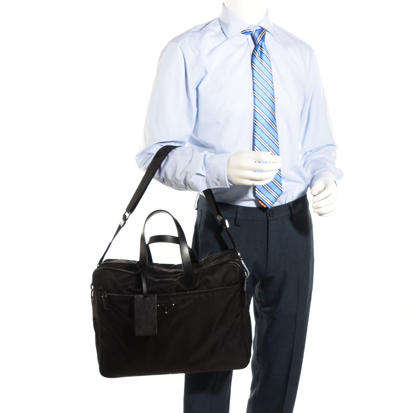 Tessuto Travel Briefcase Black