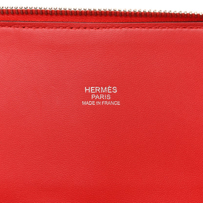 Hermes Taurillon Clemence Bolide 31 Rouge Tomate 6 of 10