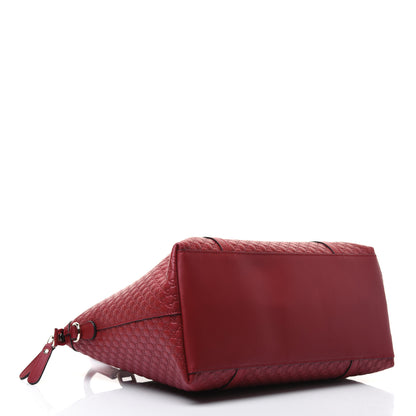 Gucci Soft Microguccissima Dome Satchel Red 4 of 17