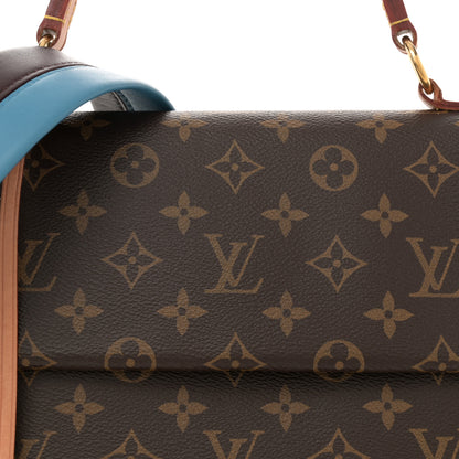 Louis Vuitton Monogram Cluny MM  Blue Glacial 7 of 9