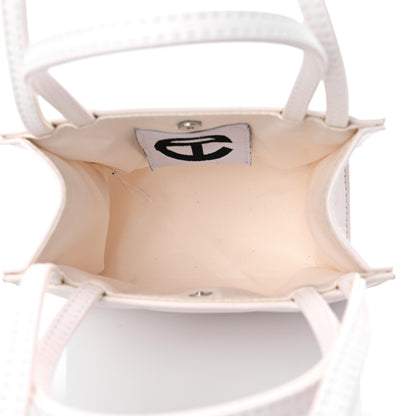Telfar Vegan Leather Small Shopping Bag White 4 of 13