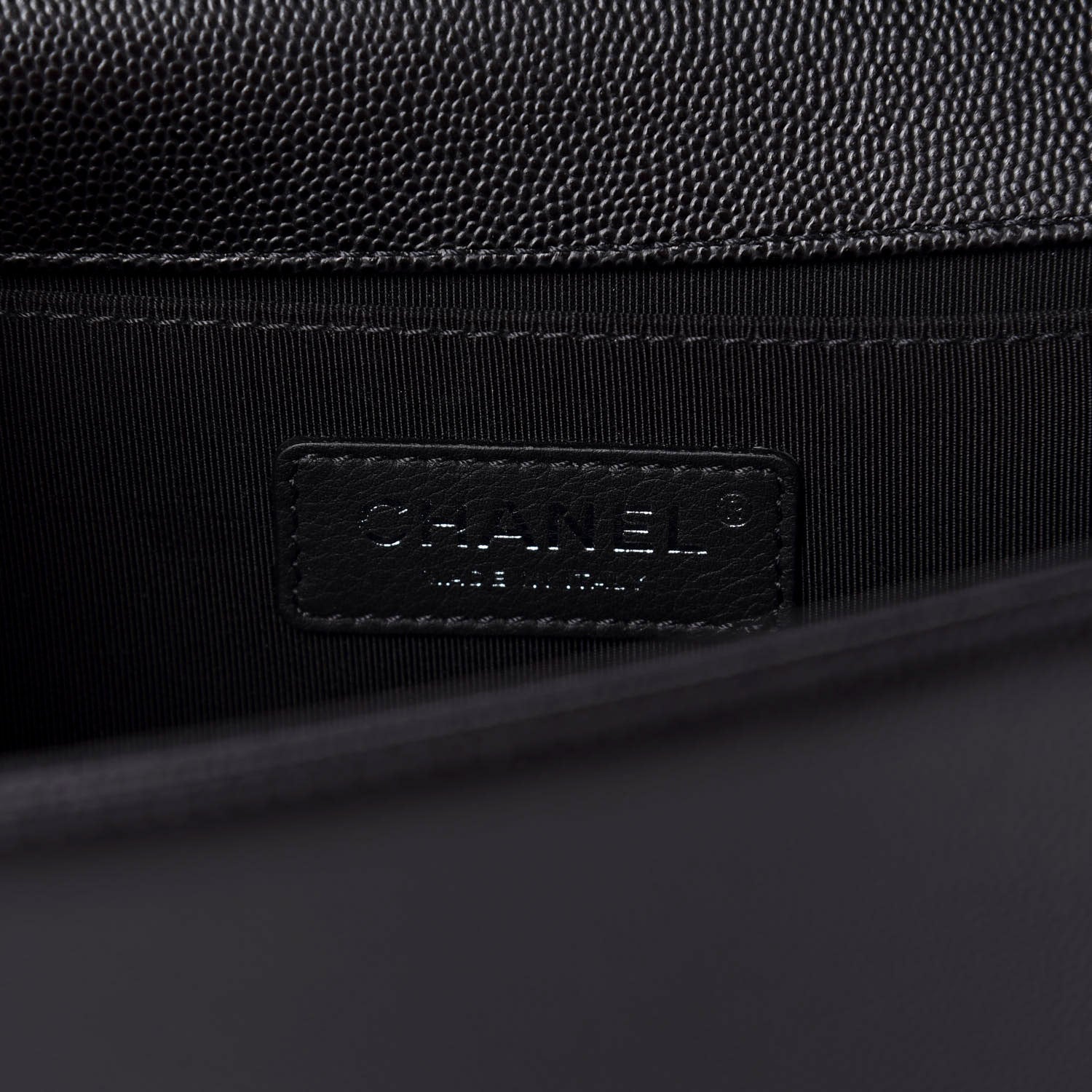 Chanel Caviar Quilted Medium Boy Flap Black 9 of 11