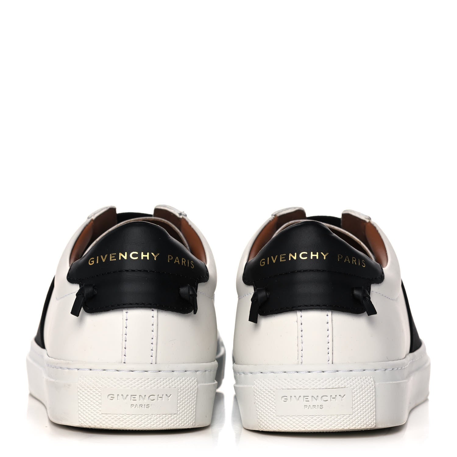 Givenchy Calfskin Band Logo Womens Urban Street Sneakers 36 White Black 5 of 10