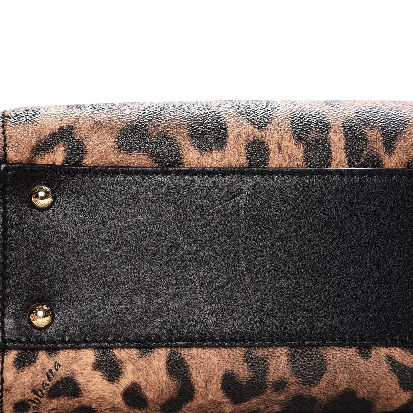 Dauphine Leopard Print Medium Miss Sicily Shopper Tote Naturale
