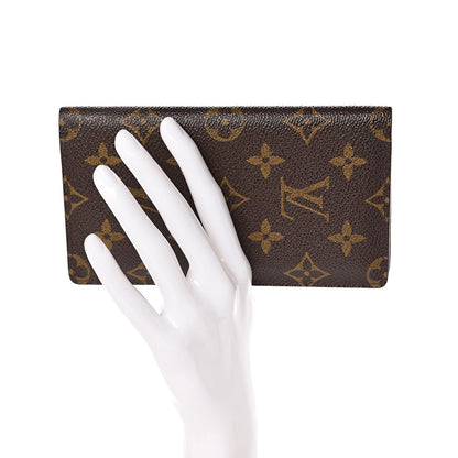 Louis Vuitton Monogram Checkbook Holder Case Wallet 2 of 7