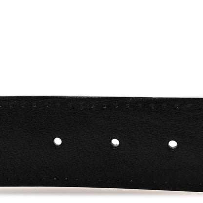 Gucci Faded Calfskin Double G Belt 80 32 Black 3 of 5