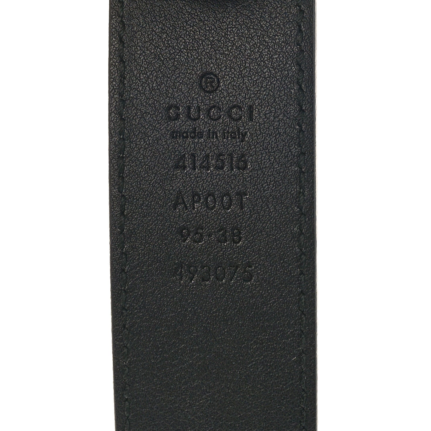 Gucci Moon Calfskin Double G 30mm Belt 95 38 Black 3 of 6