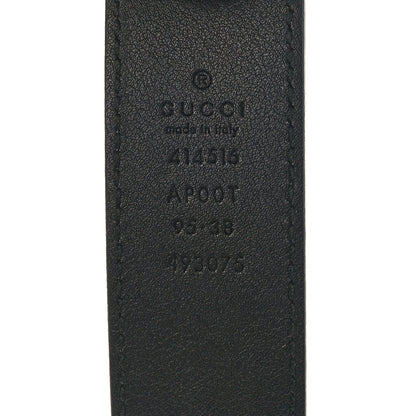 Gucci Moon Calfskin Double G 30mm Belt 95 38 Black 3 of 6