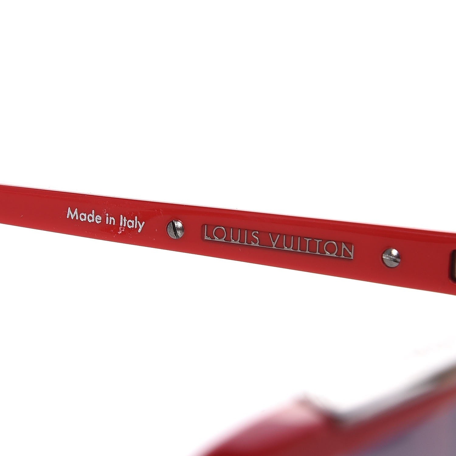 Louis Vuitton Acetate Evidence Sunglasses Z2319E Red 6 of 8