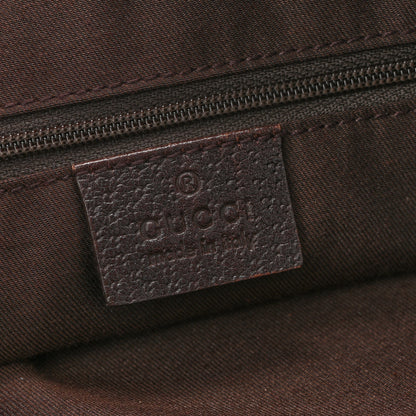 Gucci Monogram Medium Princy Tote Dark Brown 6 of 17