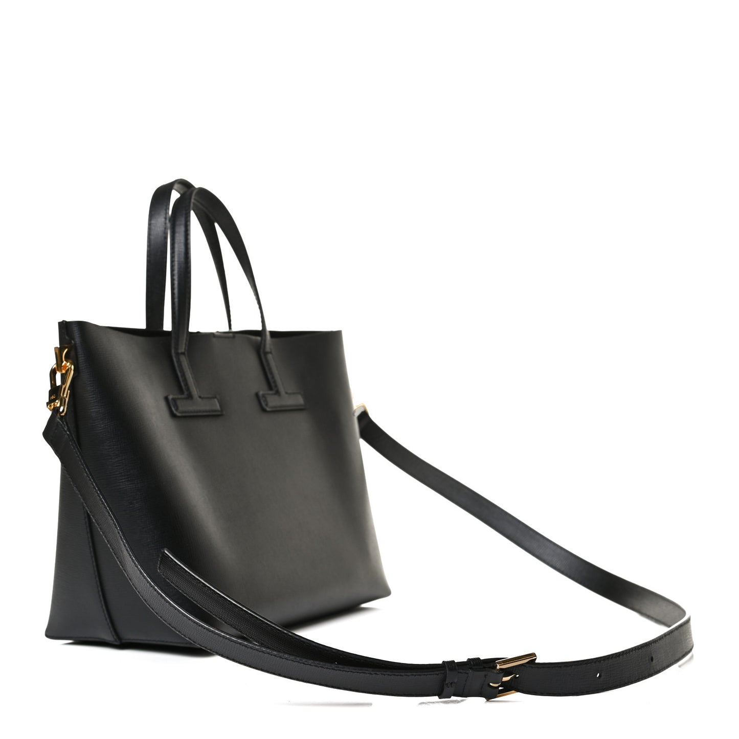 Saffiano Mini T Tote Black