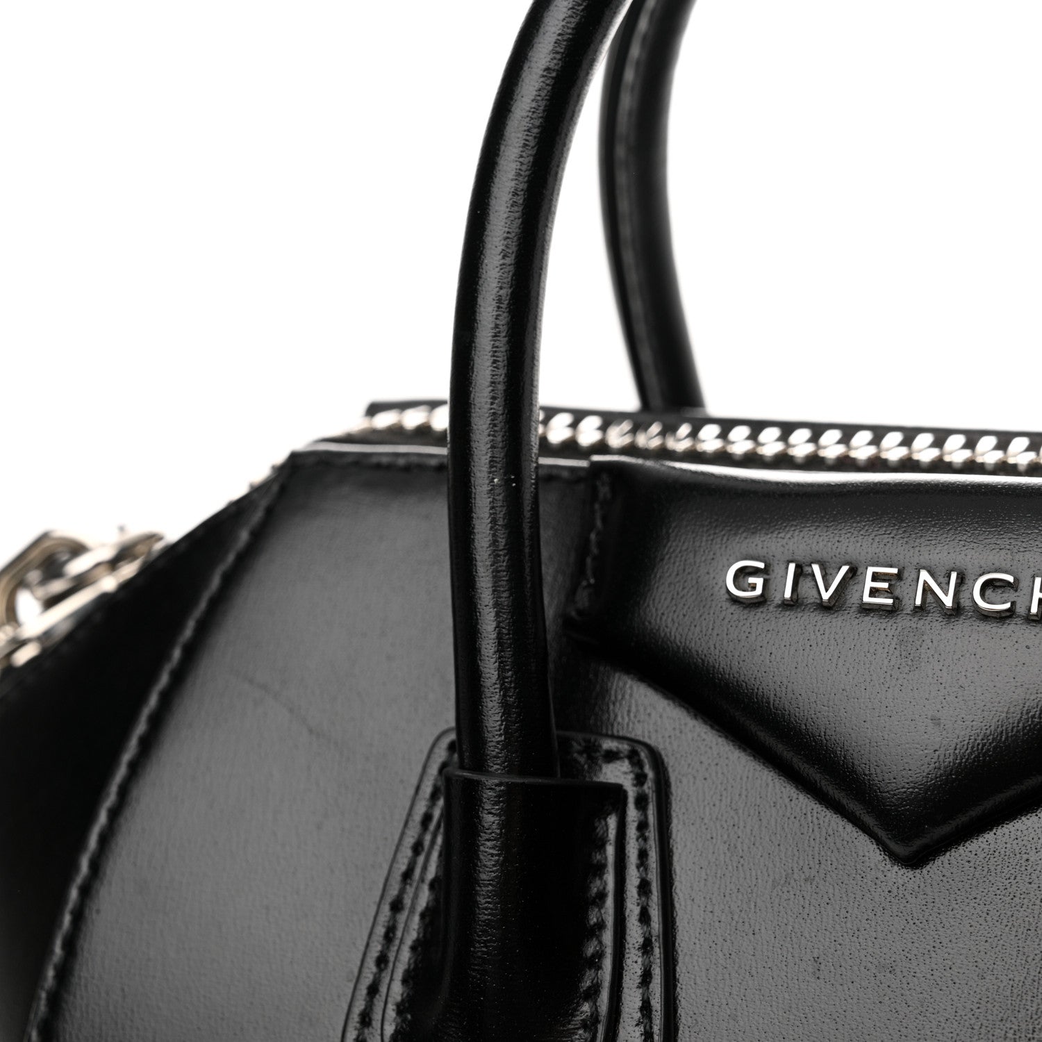Givenchy Shiny Lord Calfskin Mini Antigona Black 13 of 16